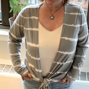 Chico’s tie dye lightweight jacket